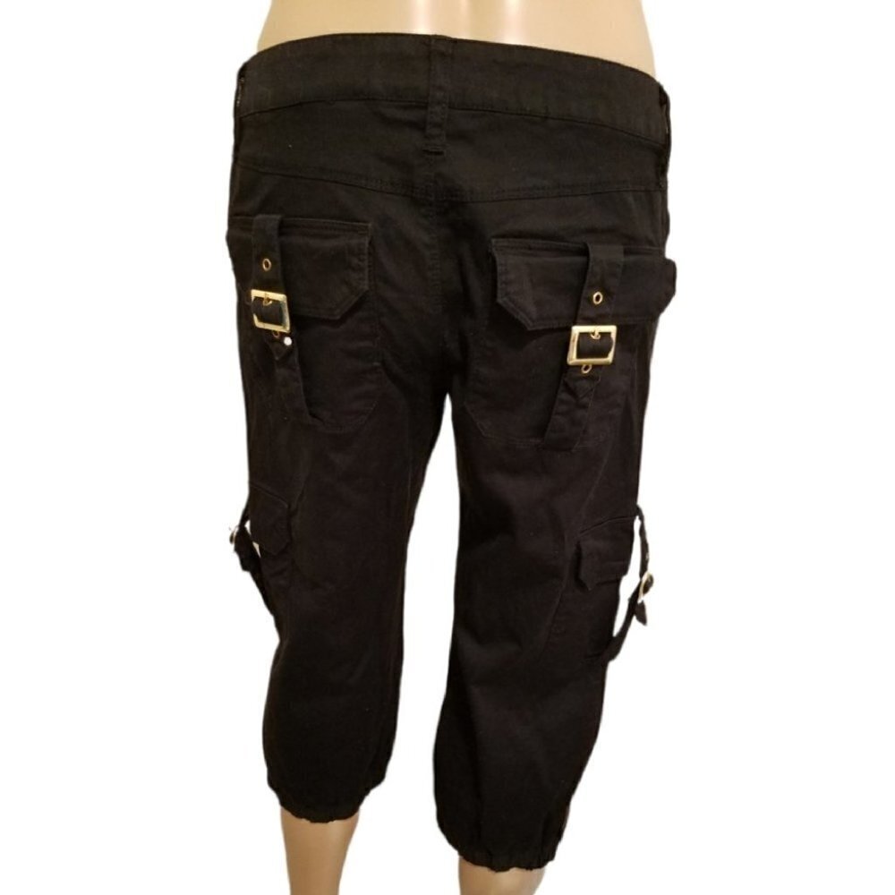 Black Capri Shorts by Fabulosity - Picture 7 of 10